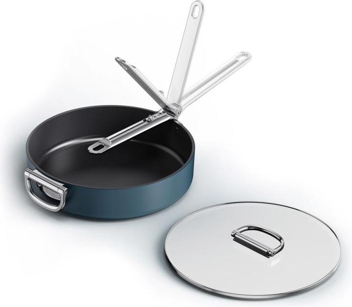 Image du produit Joseph Joseph Space Casserole à manche pliable avec couvercle D23cm (28 cm, Casserole à manche, Aluminium)
