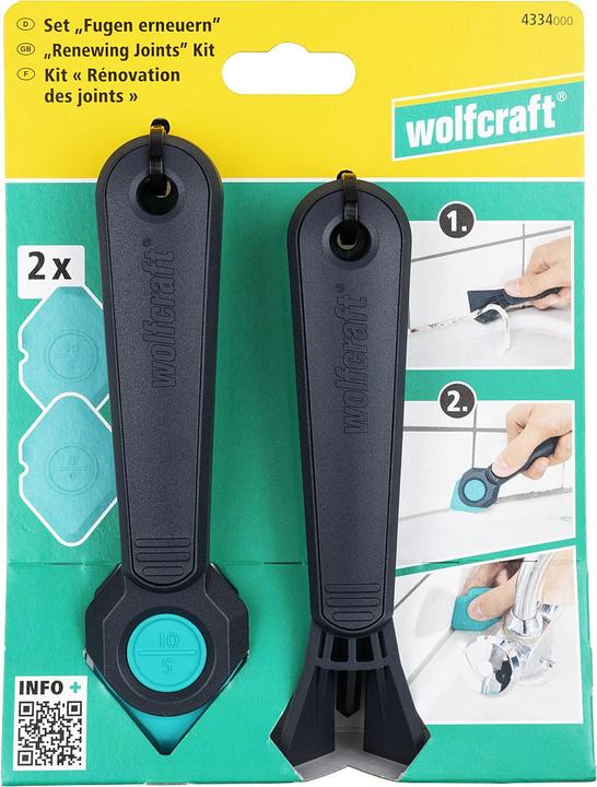 Produktbild wolfcraft wolfcraft 1 Fugen-Reparatur-Set 4-tlg. (15 cm)