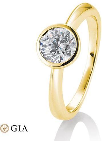 Produktbild Breuning Ring Zarge 0,80-1,50 ct. (48, 585/14 K Gold)