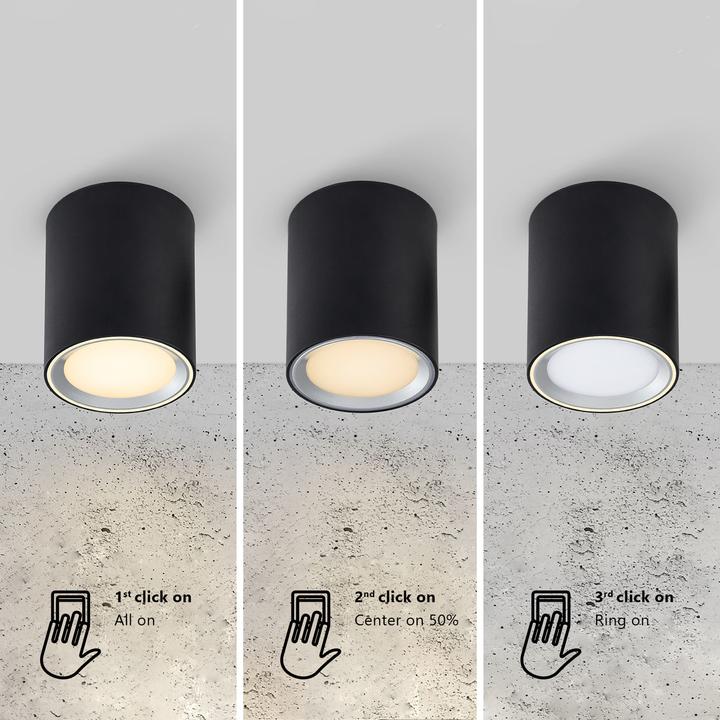 Actual product image Nordlux Fallon Long, Black (500 lm)