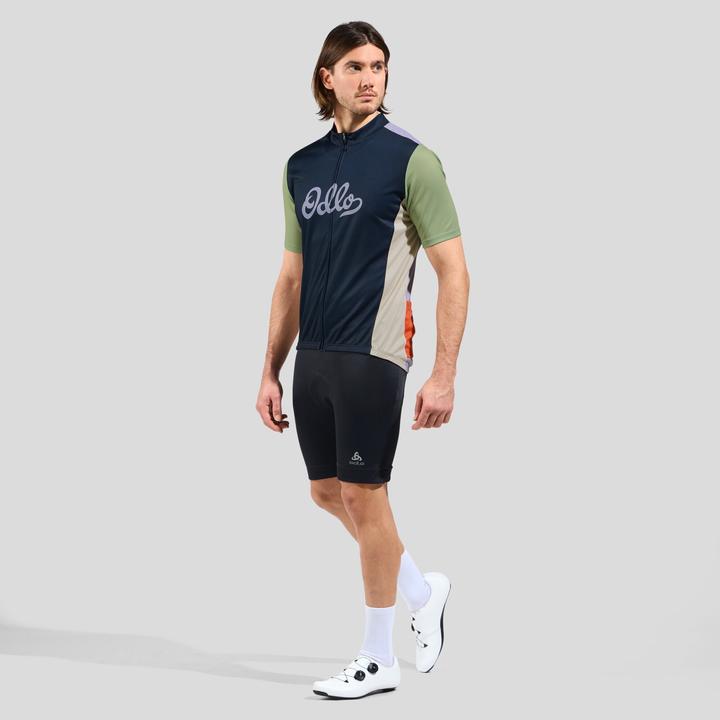 Produktbild Odlo T-shirt s/u collar s/s full zip ESSENTIAL PRINT (XL)