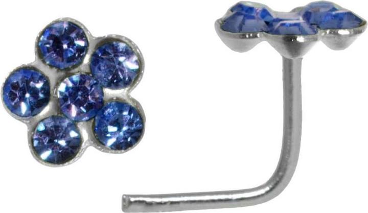 Produktbild Bijouteria Nasenpiercing (Kristall, Silber 925)