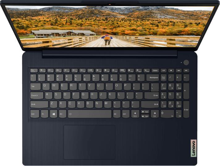 Actual product image Lenovo IdeaPad 3 15ALC6 15.6 FHD/RYZEN 5 5500U/8GB/256GB SSD/W11 Home/abyss mėlynas (82KU00YUUS) (15.60", AMD Ryzen 5 5500U, 8 GB, 256 GB, Eng. Int.)