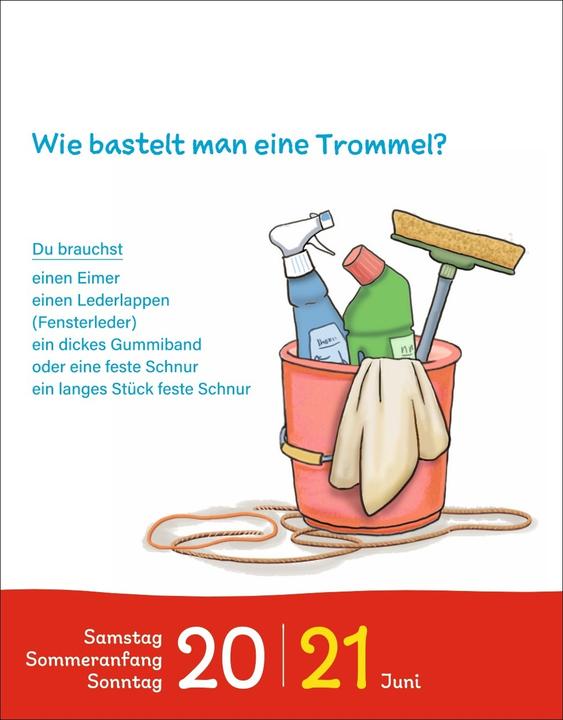 Produktbild Harenberg Kalender für clevere Kids Tagesabreisskalender 2026 (Deutsch)