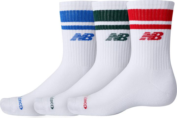 Produktbild New Balance Everyday Stripe Midcalf 3 Pack (3er Pack, XL)