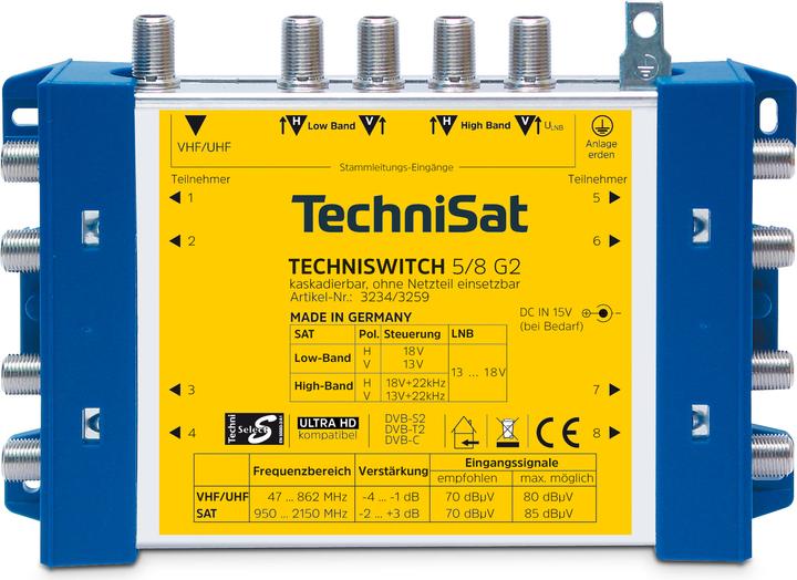 Produktbild TechniSat TechniSwitch 5/8 G2 (Multischalter)