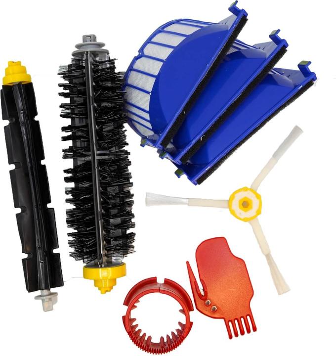 Actual product image Flickbee Brush set for iRobot hoover robot Roomba® 600 series