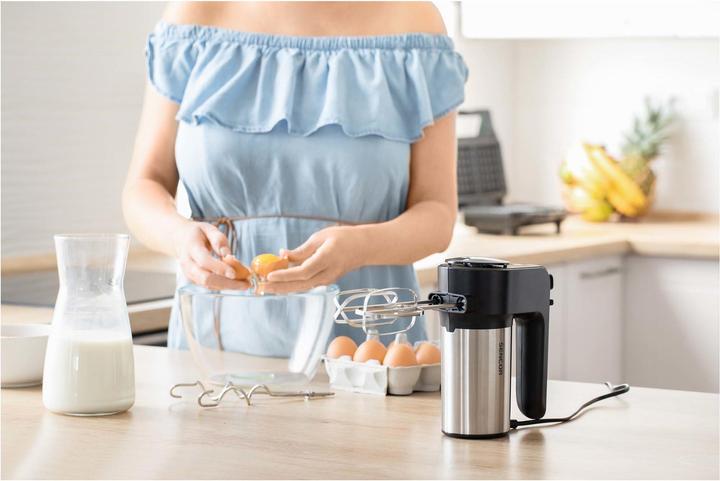Actual product image Sencor SHM 5207SS Hand whisk 400 W Black, Stainless steel (400 W)