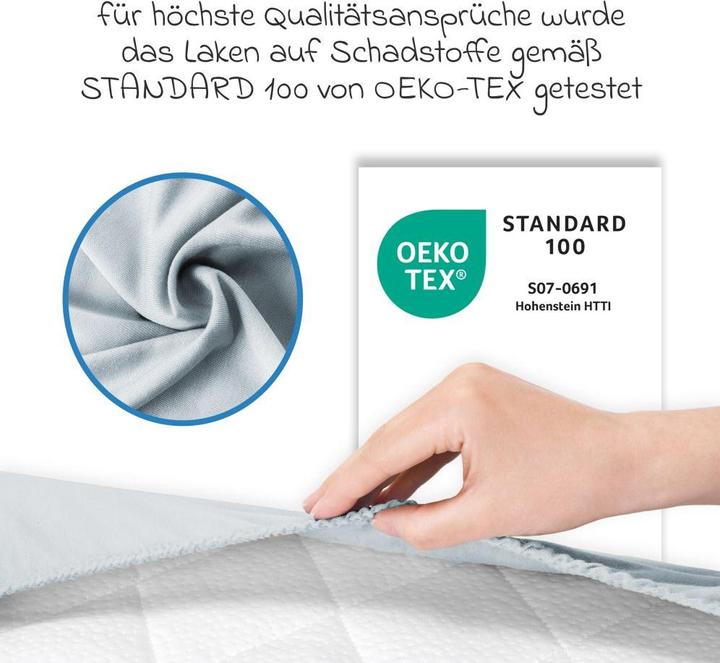 Produktbild Julius Zöllner Fix-Leintuch Jersey Denim 70 x 140 cm (70 x 140 cm)