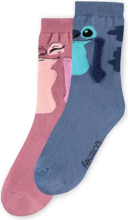 Produktbild Difuzed Lily & Stitch - Let's Hold Hands Novelty Socks (1 pack) - 39/42 (Einzelpack, 39, 42)