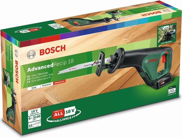 Immagine prodotto Bosch Home & Garden Seghetto alternativo a batteria AdvancedRecip 18