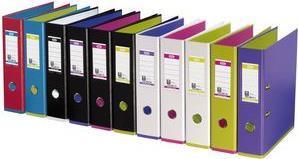 Actual product image Elba Folder myColour, spine width: 80 mm, black-pink DIN A4, outside cover (A4, 80 mm, 1 Piece)