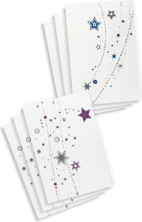 ABC Carte de Noël étoiles, boîte de 6 pièces (6 pcs)