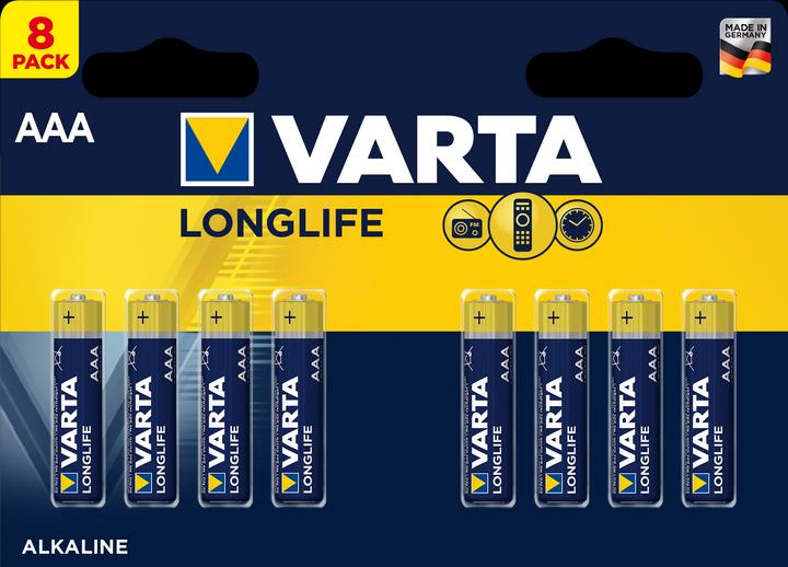 Image du produit Varta Longlife (8 pcs, AAA, 1200 mAh)