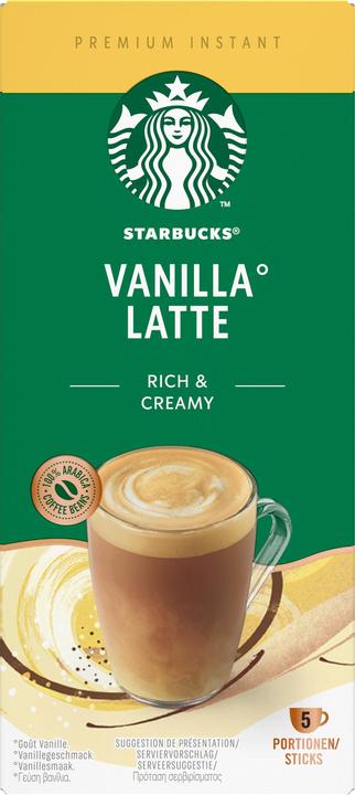 Image du produit Starbucks Latte à la vanille (139.30 g)