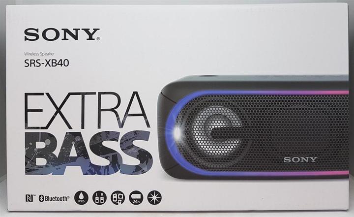 Actual product image Sony Srs-Xb40 (24 h, Rechargeable battery operated)
