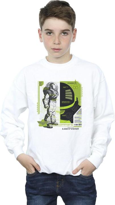 Actual product image Disney Boys Lightyear Buzz Tech Panel Sweatshirt (140, 146)