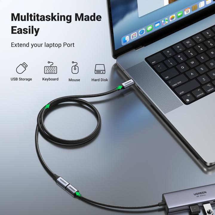 Image du produit Ugreen USB C – USB C (1 m, USB 3.1)