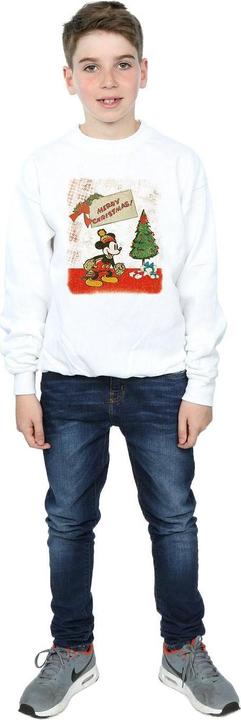 Actual product image Disney Boys Mickey Mouse Vintage Christmas Sweatshirt (116)