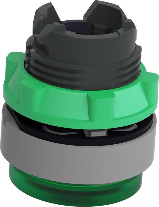 Actual product image Schneider Electric Illuminated pushbutton, front, grooved, ZB5AW133SC0