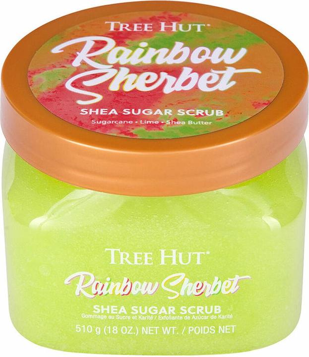Produktbild Tree Hut Shea Body Scrub Rainbow Sherbet & Peach Sorbet 18 oz