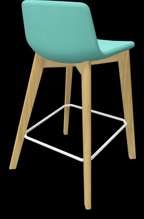 Mint, White, Ash natural light grey stained