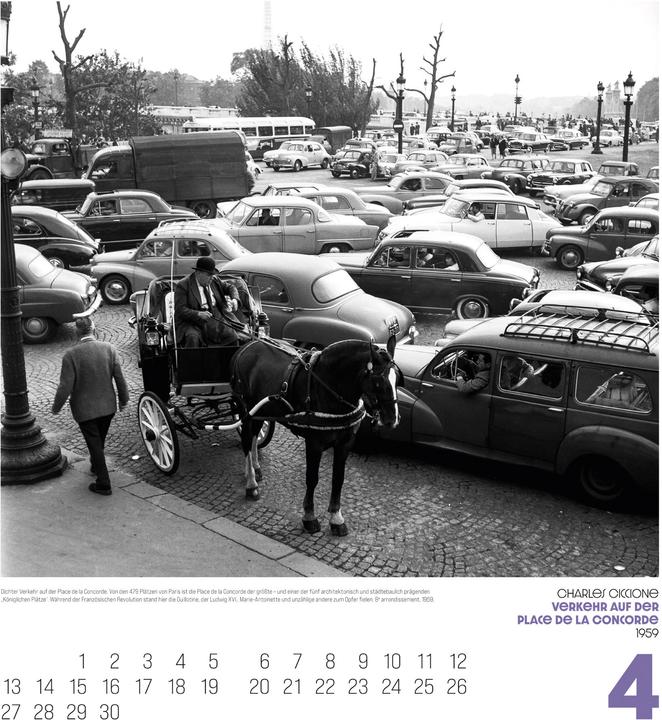 Actual product image Paris, mon amour Kalender 2026 (48 x 54 cm, Hardcover, German)