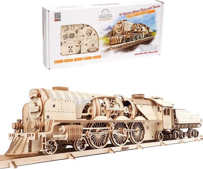Immagine prodotto Ugears Locomotiva V-Express con carro
