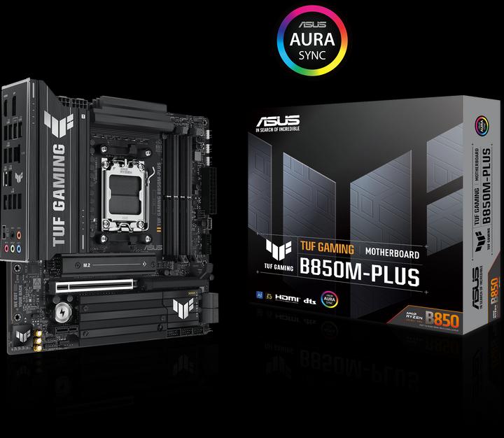 Immagine prodotto ASUS TUF GAMING B850M-PLUS (AM5, AMD B850, mATX)