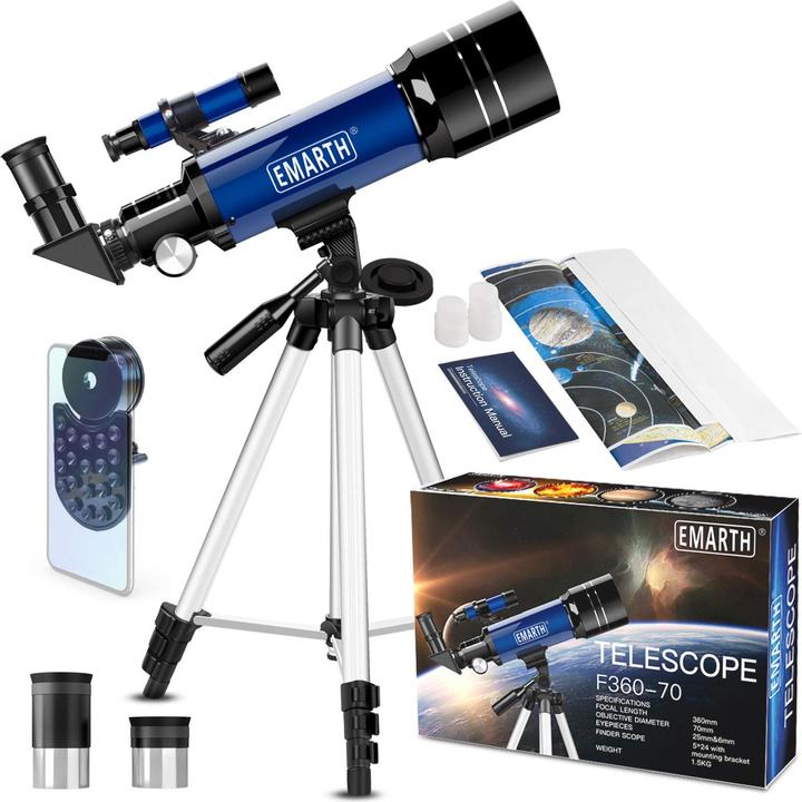 Emarth Telescopio per bambini e principianti