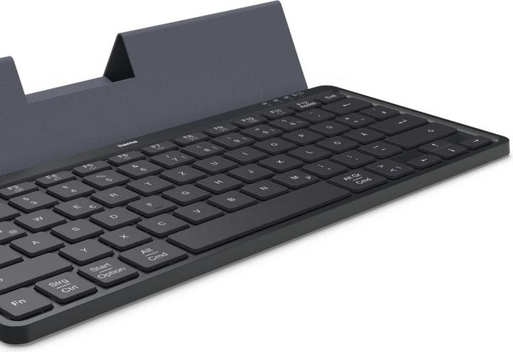 Actual product image Hama Multi-device keyboard Travel 600, cover, Bluetooth®, small, SW, QWERTZ DE (00125138) (DE, Wireless)