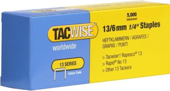 Immagine prodotto Tacwise Graffette 13/6 mm, zincate, fini (1 x)