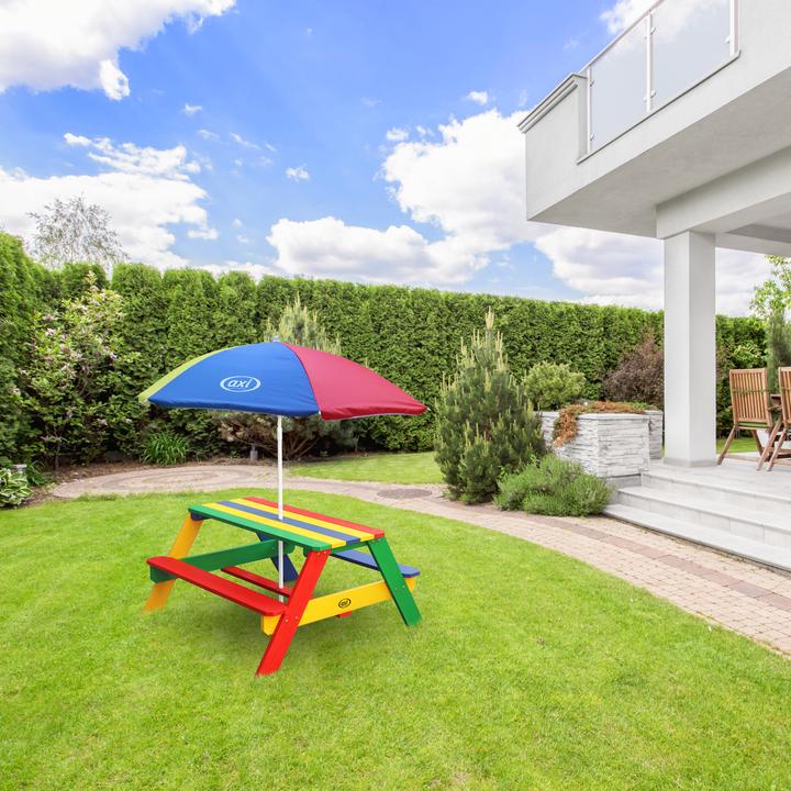 Produktbild Axi Nick Picknicktisch Regenbogen - Sonnenschirm Regenbogen