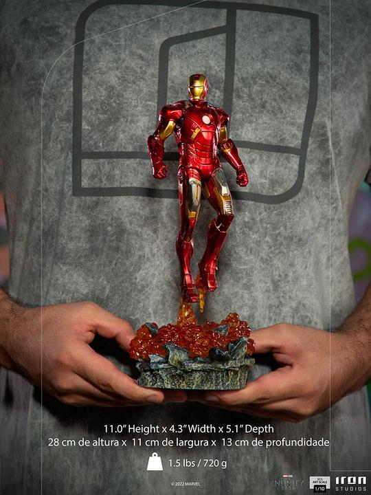 Produktbild Iron Studios ST Marvel Infinity Saga : Iron Man NY Battle 1/10 28cm