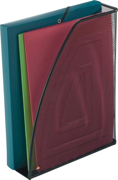 Alba Mesh file, DIN A4, made of wire metal, black Dimensions: (W)260 x (D)80 x (H)335 mm (A4)
