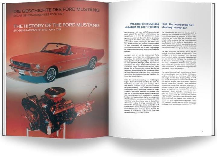 Actual product image Franzis Ford Mustang V8 engine