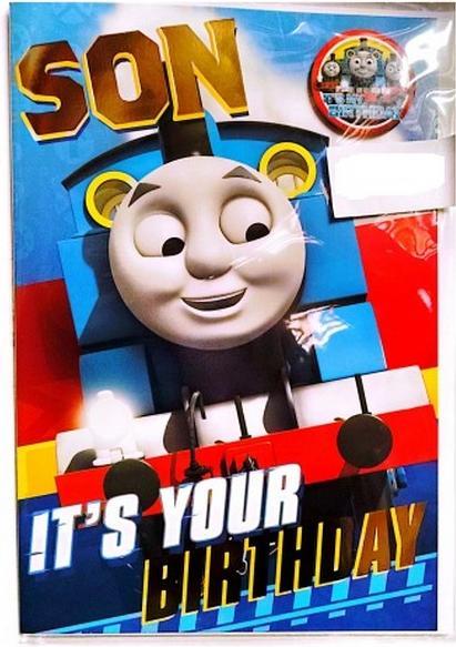 Immagine prodotto Thomas & Friends Son Its Your Birthday Compleanno Biglietto d'Auguri