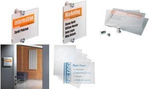 Actual product image Durable Foils for door sign Crystal Sign 4831