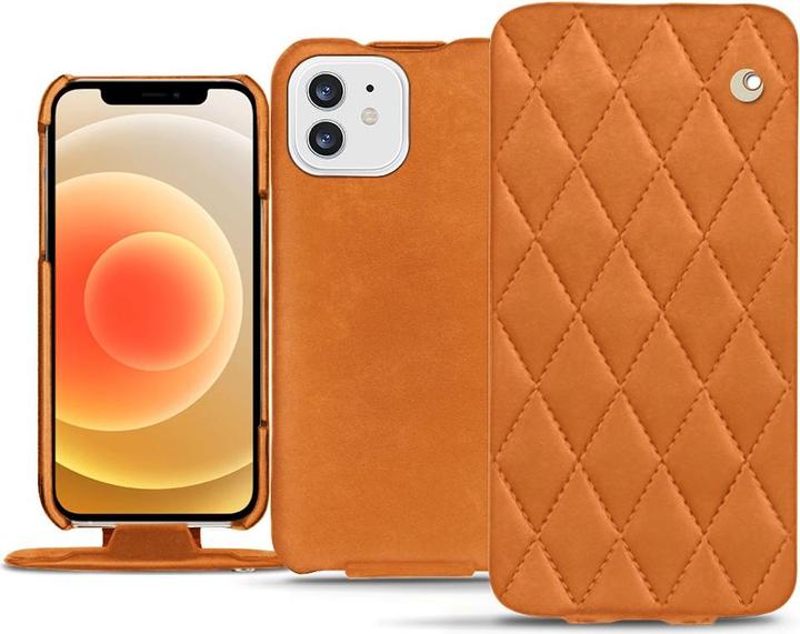 Actual product image Noreve Leather cover vertical (Apple iPhone 12)