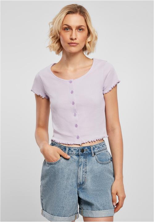 Immagine prodotto Urban Classics Maglietta da donna a costine con bottoni - 12114 (XL)