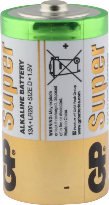 Produktbild GP Batteries Batterie D Mono Super, 4 Stück (4 Stk., Gerätespezifisch)