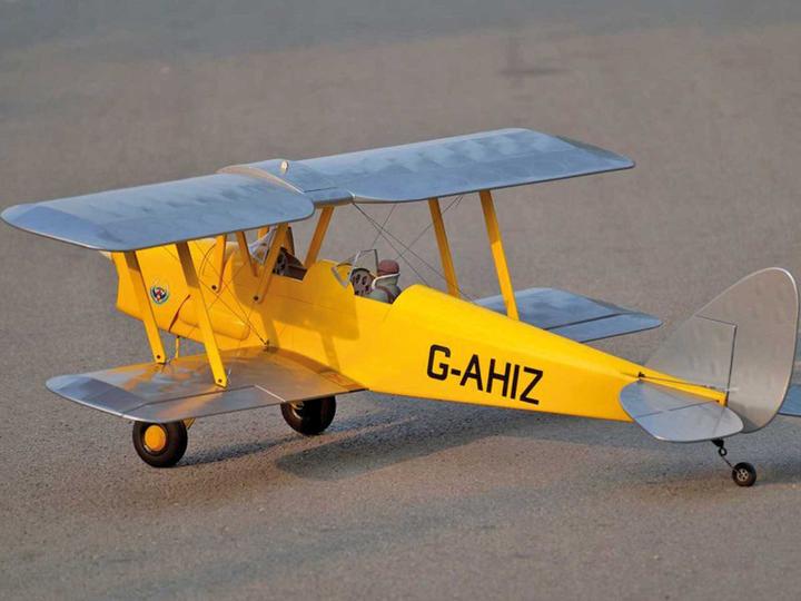 Produktbild Vq Models Tiger Moth DH.82 (gelb/silber) / 1400 mm (Kunstflug)