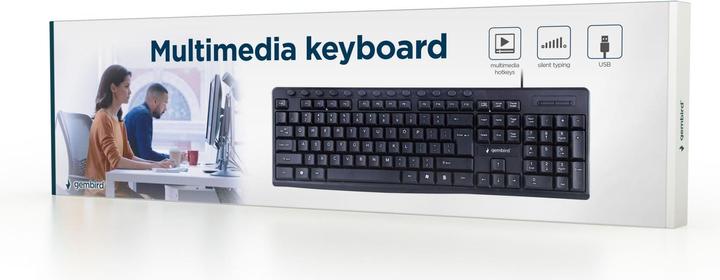 Immagine prodotto Gembird KB-UM-107 Tastiera USB US Inglese (US, Cablato)