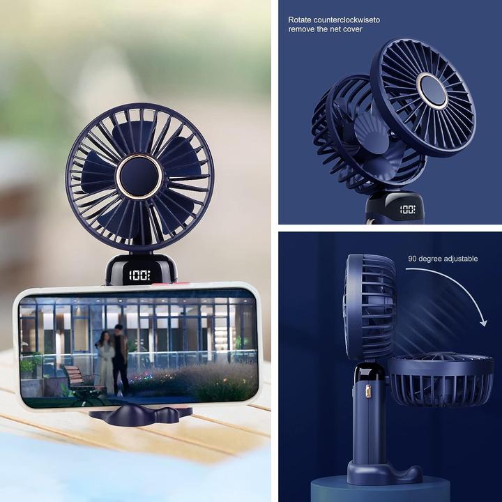 Actual product image Lumina Swiss Mini Strong-Wind Hand Fan