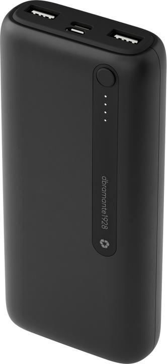 Actual product image dbramante1928 re-charge - Power Bank - 20K - BLK, 20000 mAh, Lithium Polymer (LiPo), Black (20000 mAh)