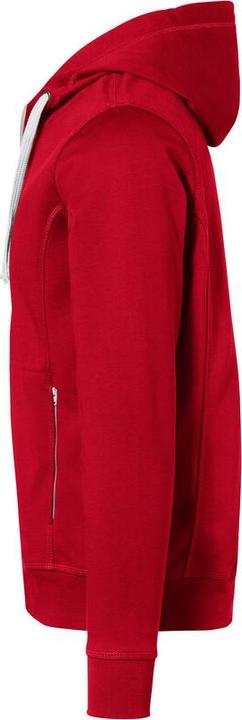 Actual product image Hakro Hooded Jacket Bonded red/silver, S (S)