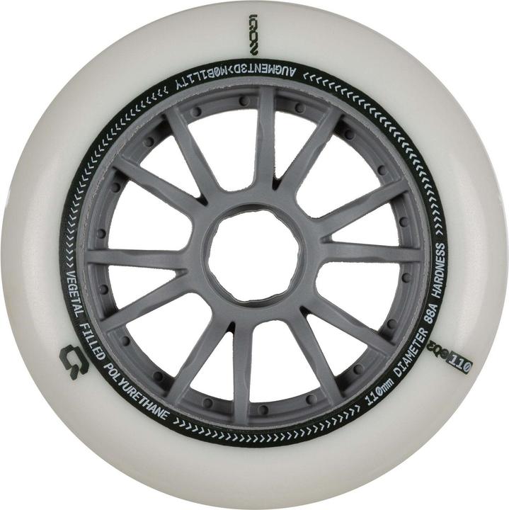 Iqon Inline Skate Wheels Eqo 110mm 3-Pack 2024 (110 mm, 88a)