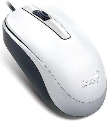 Genius KYE 310105107 optical mouse with cable DX-120, White (Cable)