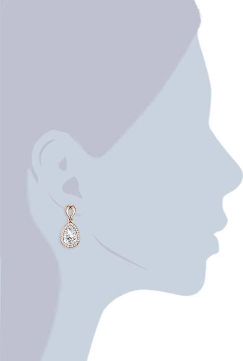 Produktbild Lulu & Jane Damen Metall-Legierung Glas roségold - 29131 (Metall-Legierung)