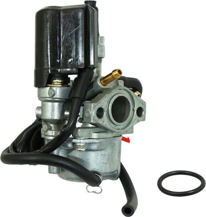 Image du produit P2R carburateur droite avec starter électrique et joint torique admission peugeot 50 tkr, speedfight 1